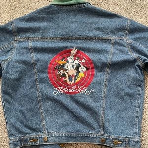 Vintage 1996 Warner Bros Looney Tunes Denim Jacket